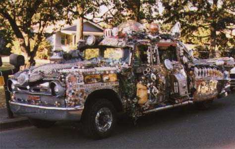 David Best strikes again! Pat Dailey of Novato California drove up in this masterpiece. 