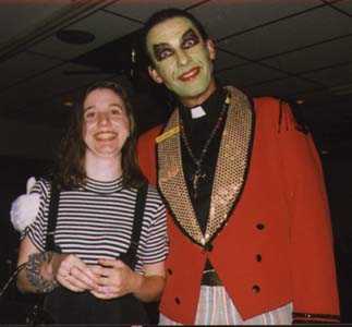 the outrageous Kevin Michael Cady of the poltical shock rock group "Smoking Catapillar" from Tacoma.