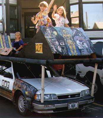 My own car in the parade