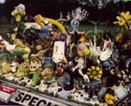 Another cose up of a car roof