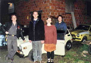 Me, James, Elise, and Brian