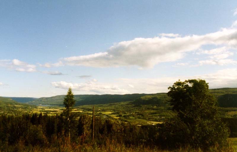 View from one of the hills around Dokka